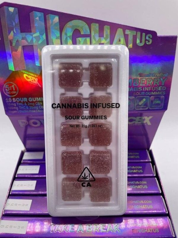 Highatus Cannabis Infused Sour Gummies