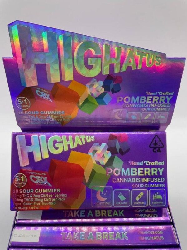 Highatus Cannabis Infused Sour Gummies