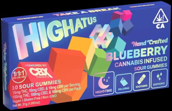 Highatus Cannabis Infused Sour Gummies