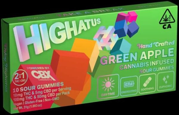 Highatus Cannabis Infused Sour Gummies