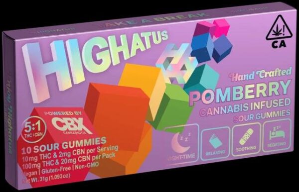 Highatus Cannabis Infused Sour Gummies