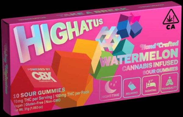 Highatus Cannabis Infused Sour Gummies